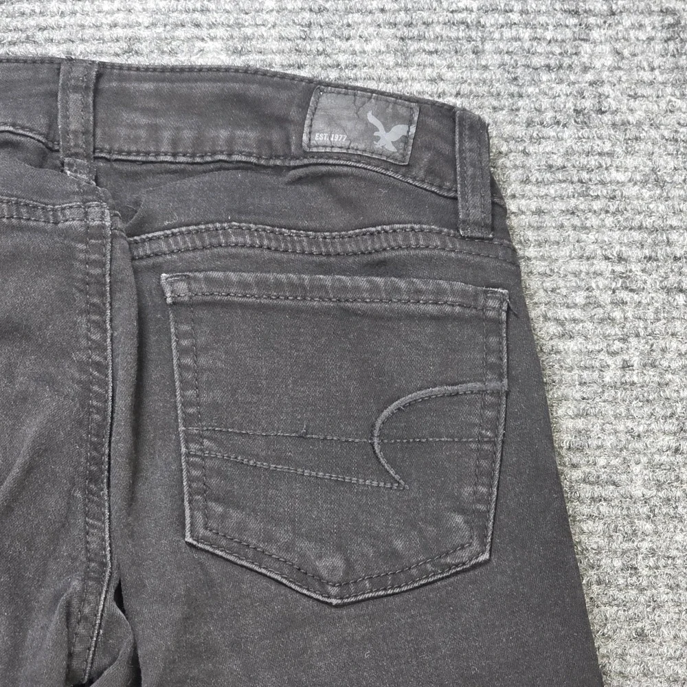 American‎ Eagle Super Stretch Jegging Skinny Jeans Women's Size 00 Regular Black